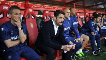 Velázquez, técnico del Alavés.