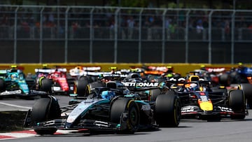 Salida del GP de Canadá