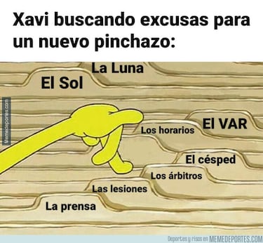 Los memes, demoledores con el Barcelona y Xavi