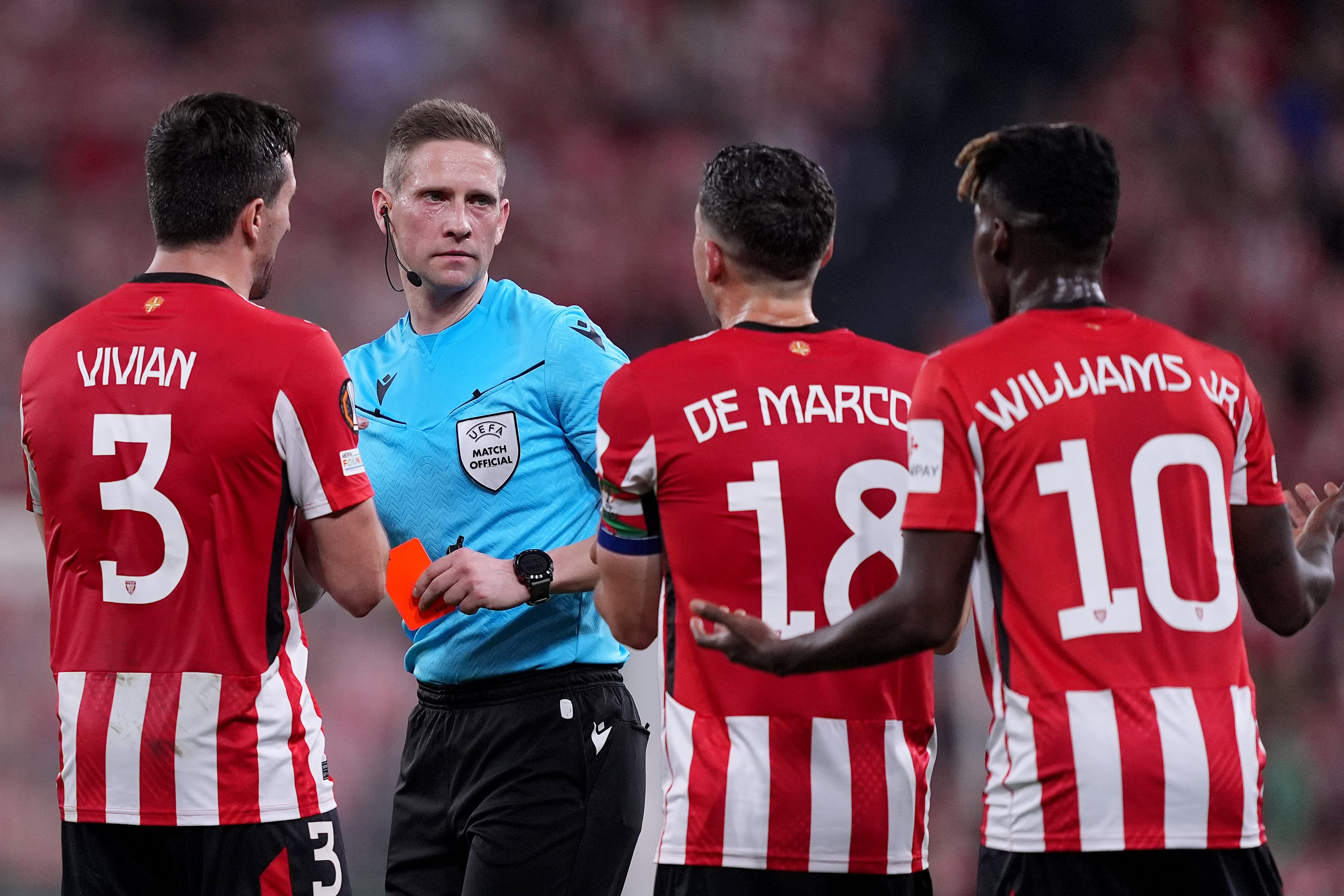 Se va a hablar décadas en Bilbao: la roja que prácticamente elimina al Athletic de ‘su’ Europa League