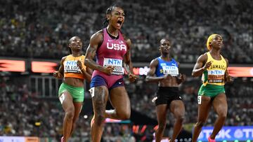 ‘Queen’ Sha’Carri y ‘Rocket Pocket’ supera a Usain Bolt en medallas