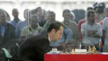 Veselin Topalov toma aire.