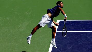 Alcaraz se estrena en Indian Wells y le espera Bautista