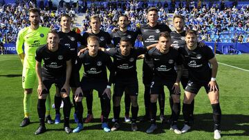 El Ibiza, en su partido ante el Atlético Baleares.