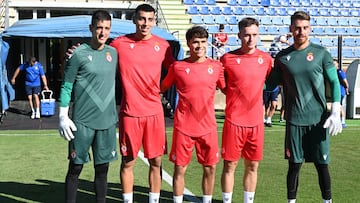 Los nuevos fichajes de la Cultural: Badía, Ojeda, Larios, Tresaco y Rafús.