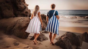Puf para la playa