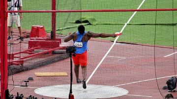 El atleta colombiano logró la séptima casilla y el primer diploma olímpico para Colombia en lanzamiento de disco.