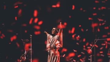 Gisme, vocalista de Ultraligera, en el Conexión Valladolid.