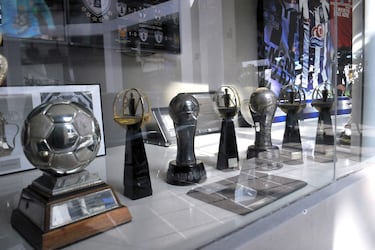 Los trofeos obtenidos por el club de fútbol Pachuca se exhiben en su Universidad del Fútbol y Ciencias del Deporte (UFD) en Pachuca.