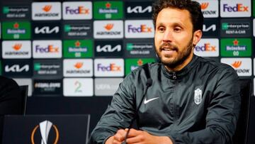 Germán, en rueda de prensa.