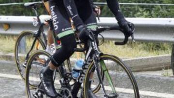 Juanma Gárate, durante la pasada Vuelta a España.