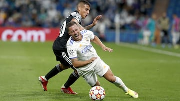 Hazard, durante el Madrid-Sheriff.