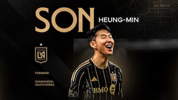 LAFC hace oficial el fichaje de Heung-Min Son
