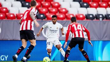 Rodrygo Silva ante Dani García en San Mamés.