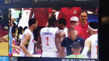 ¡Dónde te has metido Barea! Tremendo puñetazo del dueño de su equipo al árbitro