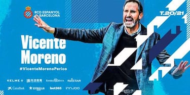 Oficial: Vicente Moreno es el nuevo entrenador del Espanyol