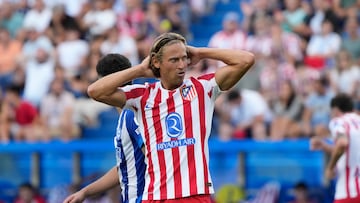 Marcos Llorente, en el encuentro ante el Alavés.