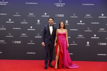 El ex futbolista Miguel Torres junto a su pareja, la actriz Paula Echevarría.