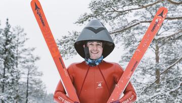 El esquiador madrileño de Speed Ski Jan Farrell.