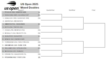 Sinner se baja de los dobles mixtos del US Open