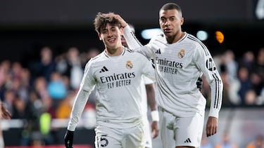 04/01/25 COPA DEL REY
PARTIDO UNICO DIECISEISAVOS
DEPORTIVA MINERA - REAL MADRID
QUINTO GOL ARDA GULER 0-5 ALEGRIA KYLIAN MBAPPE