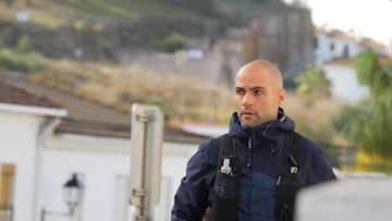 Abel Mansilla, durante un reto.