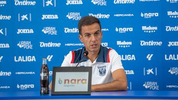 BORJA JIMENEZ ENTRENADOR LEGANES RUEDA DE PRENSA