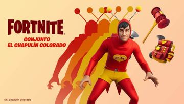 Arte oficial de El Chapulín Colorado en Fortnite