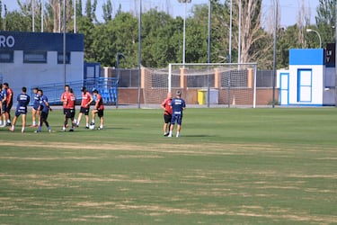 Juan Cruz se entrena en solitario