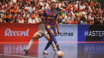 Empate del Barça ante el Benfica en la International Masters Futsal.