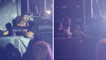 Melendi a punto de llegar a las manos con un empleado de seguridad durante un concierto