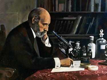 El 17 de octubre falleció en Madrid el padre de la neurociencia moderna y premio Nobel de la Medicina en 1906. Su legado científico fue inmenso, desarrollando una nueva y revolucionaria teoría sobre la neurona. Fue enterrado junto a su esposa en el cementerio de la Almudena.