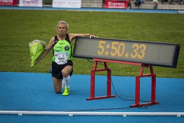 ¿Sería capaz de correr más veloz que Alonso con 80 años?