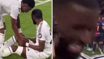 El momento en el que se lesionó Rüdiger: llorando desconsoladamente antes de la prórroga