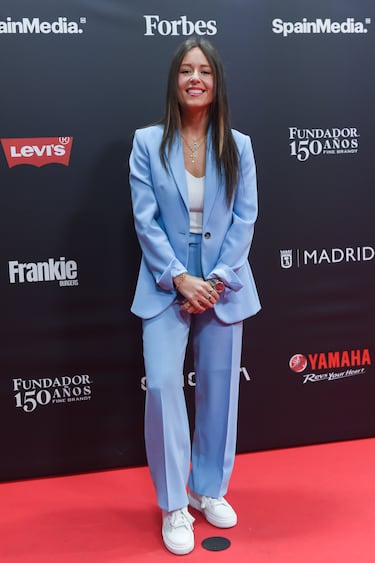 La influencer Yaiza Canosa posa en el photocall de la primera edición española del festival Forbes 30 Under 30.