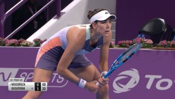 Resumen del Muguruza vs Kasatkina del Torneo de Doha