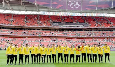 Marcelo posee dos medallas olímpicas: un bronce en Pekín 2008 tras ganar a Bélgica y una plata en Londres 2012 tras perder ante México en la final (en la foto).