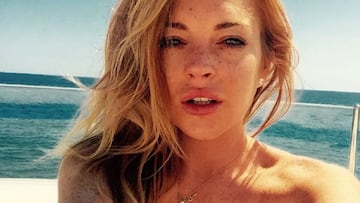 Lindsay Lohan celebra su 33 cumpleaños con un desnudo integral