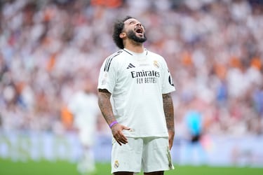 Marcelo Vieira durante el partido benéfico de leyendas XII Corazón Classic Match Real Madrid-Borussia Dortmund.