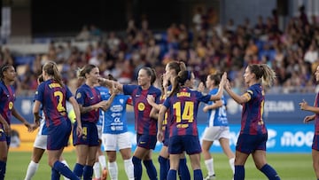 FUTBOL FEMENINO 2025-2026
Liga F Jornada 1: FC Barcelona - Aljama CF El Pozo
Foto: Rodolfo Molina
Gol Graham 1-0