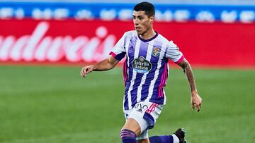 Olaza of Real Valladolid CF during the Spanish league, La Liga Santander, football match played between Deportivo Alaves and Real Valladolid CF at Mendizorroza stadium on February 5, 2021 in Vitoria, Spain.
AFP7
05/02/2021 ONLY FOR USE IN SPAIN