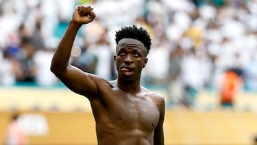 Vinicius-Real Madrid, a fuego lento