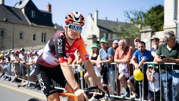 Geraint Thomas, durante el presente Tour de Francia.