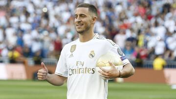 Hazard: "Le dije de broma a Modric si me dejaba el número '10' y me dijo que no"
