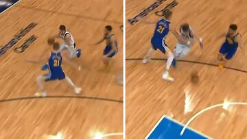 La reacción de la grada lo dice todo: Doncic y su magia ante los Warriors