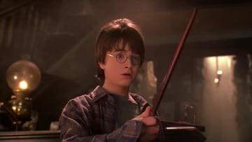 Daniel Radcliffe en la primera película de 'Harry Potter'.