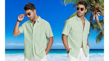 La camisa guayabera de hombre que se ha puesto de moda este verano