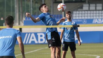 Entrenamiento Deportivo de La Coruña. Víctor García