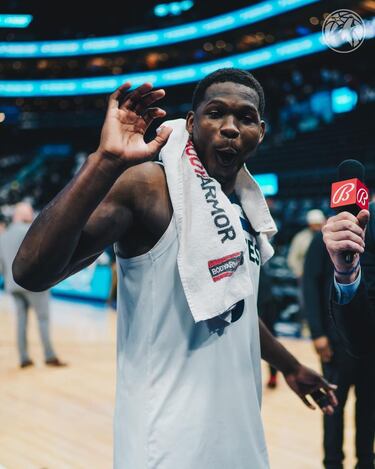 Declaraciones del escolta de los Minnesota Timberwolves tras el partido. 