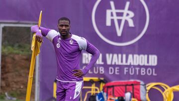 VALLADOLID, 04/01/24. PHOTOGENIC. ENTRENAMIENTO DEL REAL VALLADOLID. SYLLA